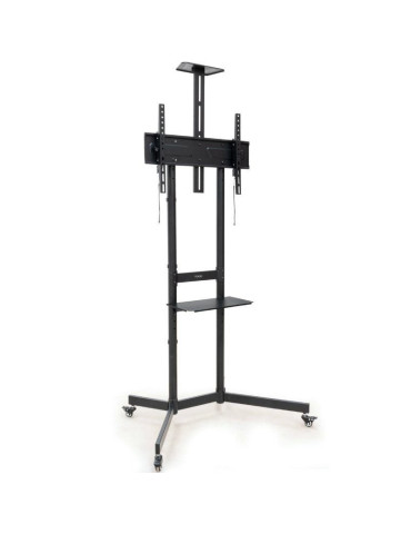 Soporte de Suelo Inclinable con Ruedas TooQ NEFERTITI FS1151M-B para TV de 37-70"/ hasta 70kg