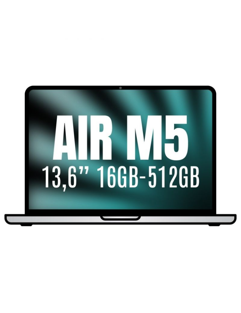 Apple Macbook Air 13,6"/ M5 10-Core CPU/ 16GB/ 512GB SSD/ 8-Core GPU/ Plata