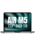 Apple Macbook Air 13,6"/ M5 10-Core CPU/ 24GB/ 1TB SSD/ 10-Core GPU/ Plata
