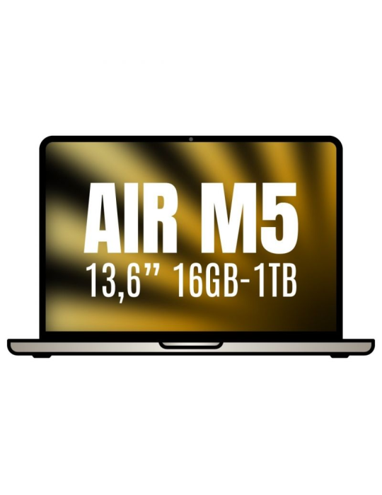 Apple Macbook Air 13,6"/ M5 10-Core CPU/ 16GB/ 1TB SSD/ 10-Core GPU/ Blanco Estrella