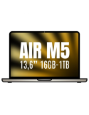 Apple Macbook Air 13,6"/ M5 10-Core CPU/ 16GB/ 1TB SSD/ 10-Core GPU/ Blanco Estrella
