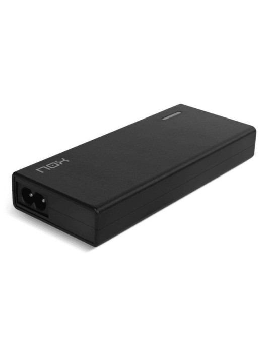 Cargador de Portátil Nox NXPWR90NB/ 1xUSB/ 90W/ Automático/ 10 Conectores/ Voltaje 15-20V