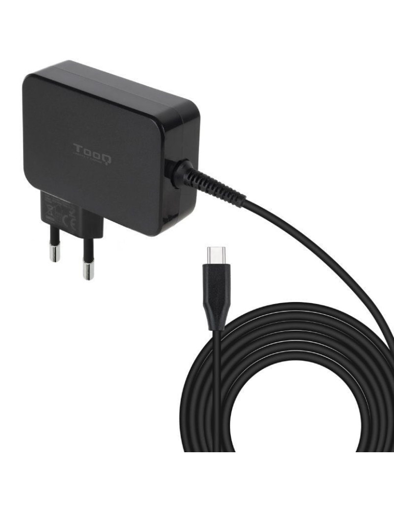 Cargador de Portátil GaN TooQ TQLC-USBCGAN100PD USB Tipo-C/ 100W/ Automático/ Voltaje 5-20V