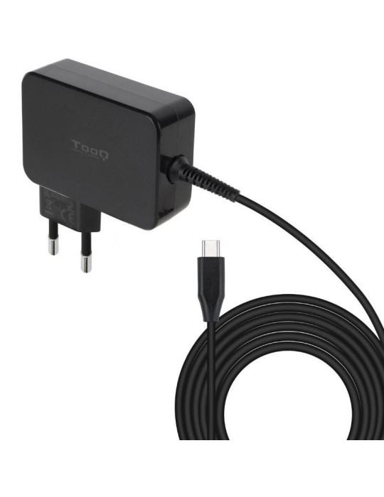 Cargador de Portátil GaN TooQ TQLC-USBCGAN100PD USB Tipo-C/ 100W/ Automático/ Voltaje 5-20V