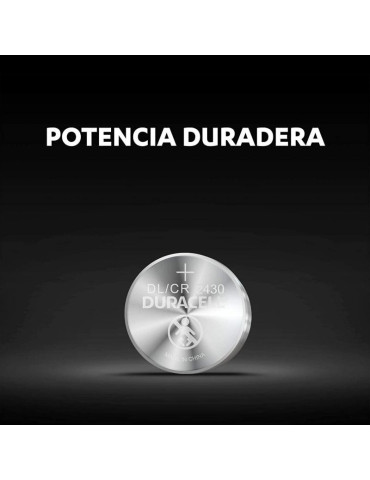 Pila de Botón Duracell CR2430/ 3V 2