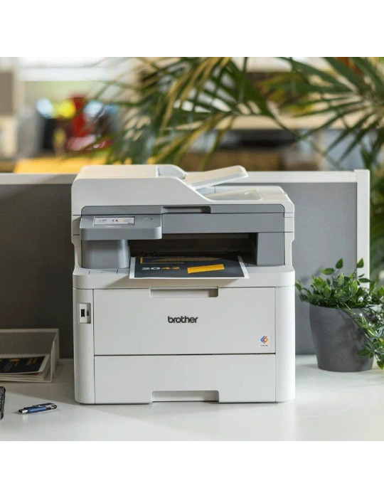 Multifunción Láser LED Color Brother MFC-L8390CDW WiFi/ Fax/ Dúplex/ Blanca