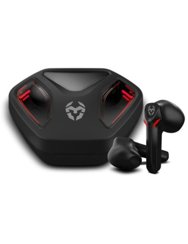 Auriculares Bluetooth Krom Kall con estuche de carga/ Autonomía 4h/ Negros