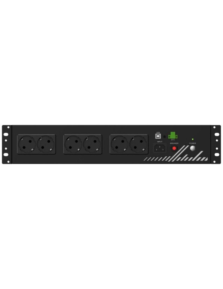 SAI Línea Interactiva Phasak Compact/ 800VA-480W/ 8 Salidas/ Formato Rack 2U