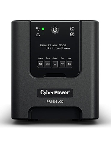 SAI Línea Interactiva Cyberpower PR750ELCD/ 750VA-675W/ 6 Salidas/ Formato Torre 2