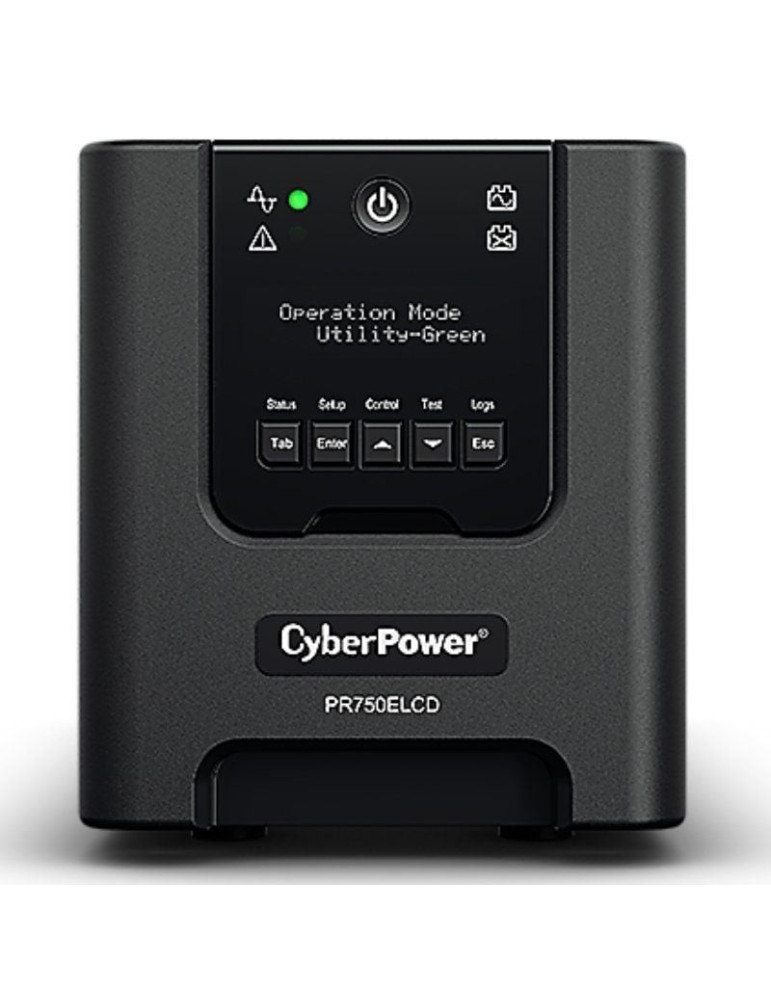 SAI Línea Interactiva Cyberpower PR750ELCD/ 750VA-675W/ 6 Salidas/ Formato Torre