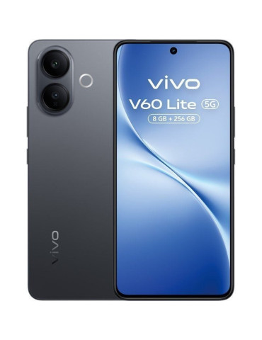 Smartphone Vivo V60 Lite 8GB/ 256GB/ 6.77"/ 5G/ Negro/ Incluye Cargador 90W y Buds 2