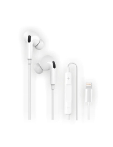 Auriculares Intrauditivos Tech One Tech earTECH HOP TEC1202/ con Micrófono/ Lightning/ Blancos 2