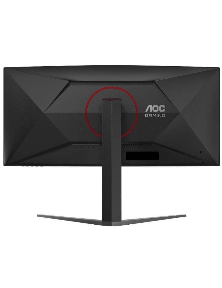 Monitor Gaming Ultrapanorámico Curvo AOC CU34G4 34"/ WQHD/ 1ms/ 180Hz/ VA/ Regulable en altura/ Negro