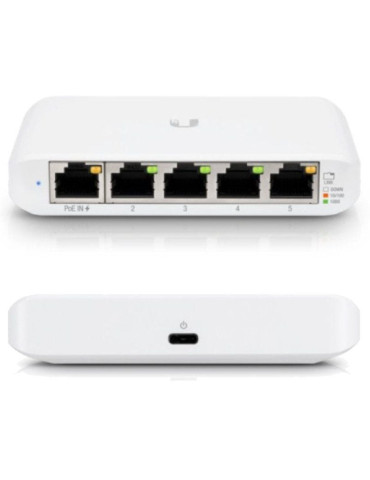 Switch Gestionado Ubiquiti USW-Flex Mini 5 Puertos/ RJ45 10/100/1000 PoE/ Pack 3 uds 2