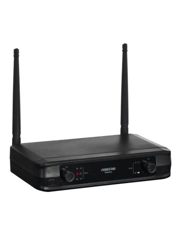 Micrófono Inalámbrico Doble Mano y Petaca UHF Fonestar SONAIR-2MP/ Incluye Receptor 2