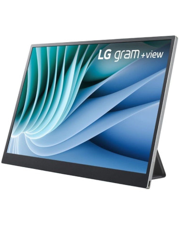 Monitor Portátil LG Gram +view 16MR70 16"/ WQXGA/ Negro y Plata