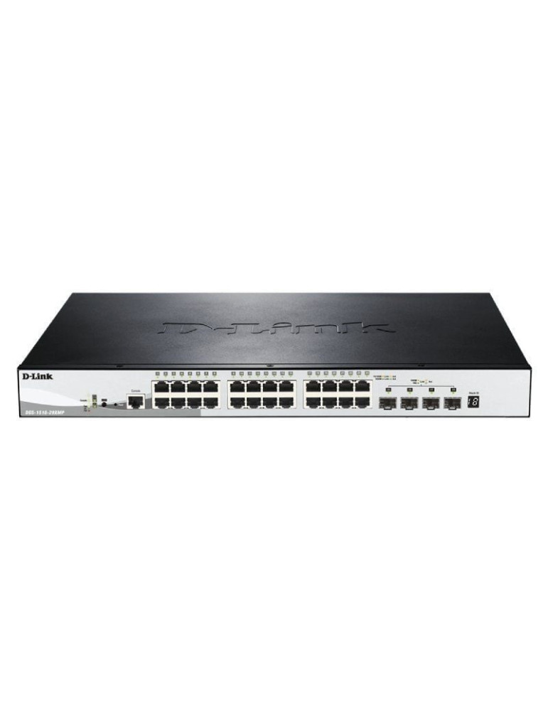 Switch D-Link DGS-1510-28XMP 28 Puertos/ Gigabit 10/100/1000 PoE/ SFP
