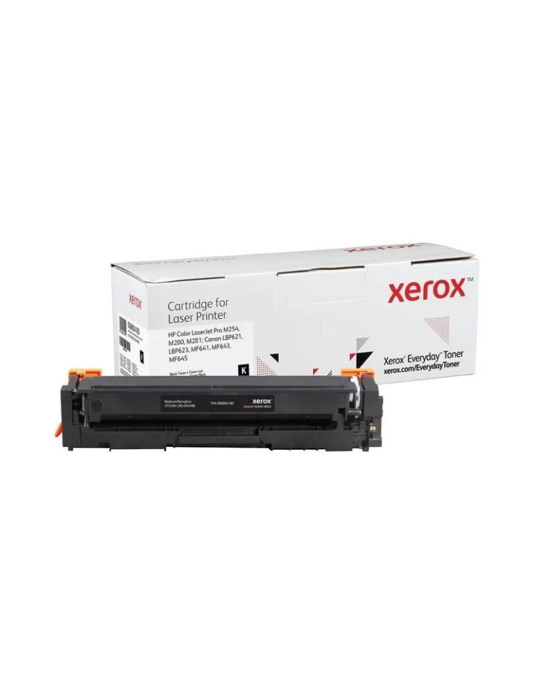 Tóner compatible Xerox 006R04180 compatible con HP CF540X/CRG-054HBK/ 3200 páginas/ Negro