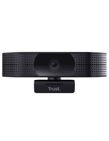 Webcam Trust Teza 24280/ Enfoque Automático/ 3840 x 2160 4K 2
