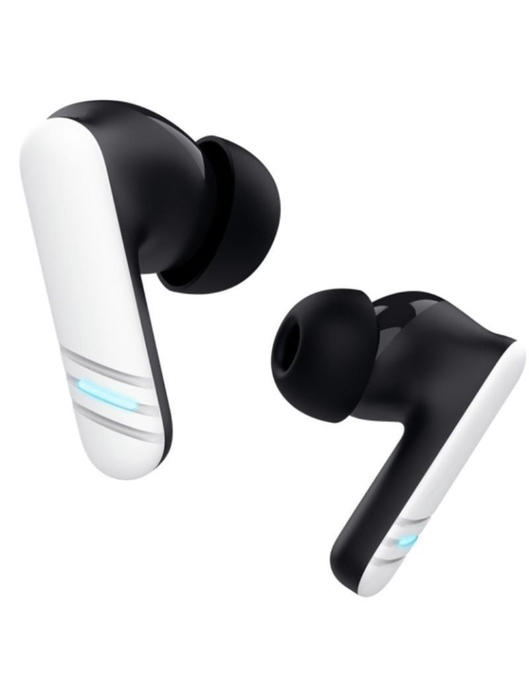 Auriculares Bluetooth Trust GXT 409 Oxxie 25478 con estuche de carga/ Autonomía 7h/ Blanco y Negro