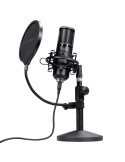 Micrófono Gaming Trust Gaming GXT 269 Emita II 25769/ USB/ Negro