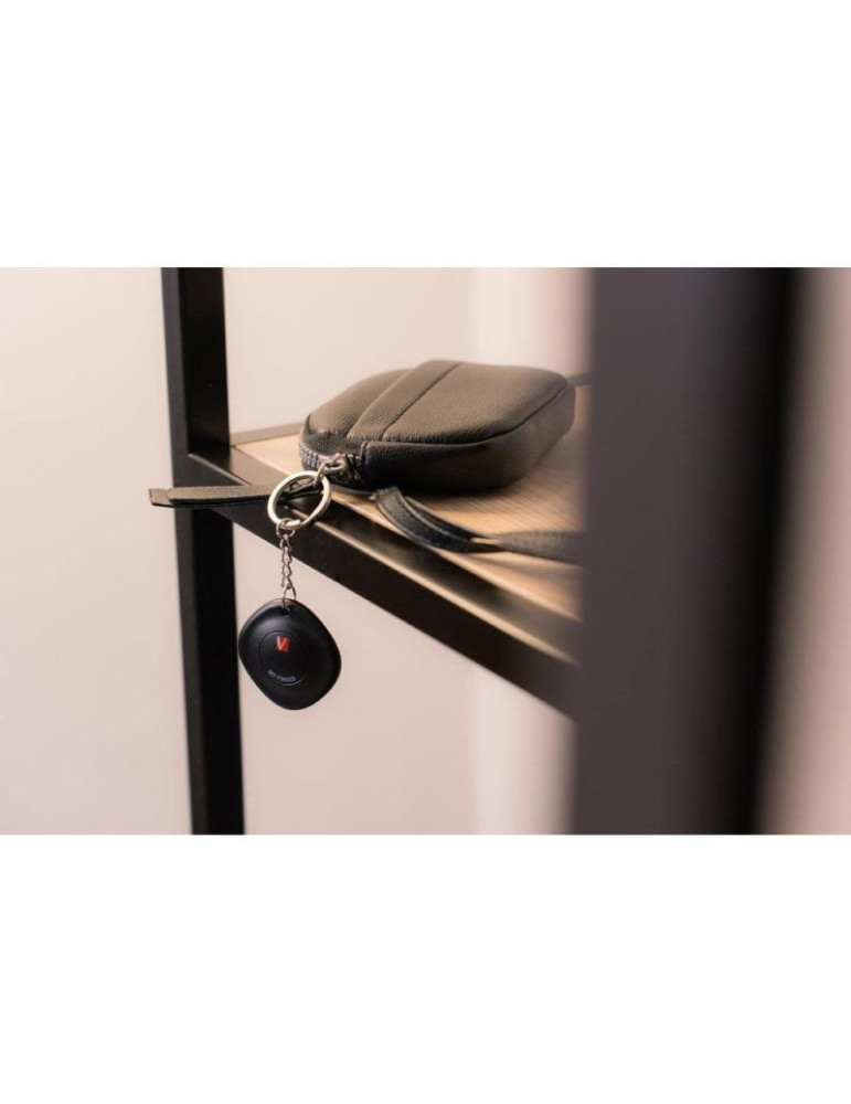 Localizador Verbatim My Finder Bluetooth Tracker MYF-01 compatible con Apple/ Incluye Llavero y Pila/ Negro