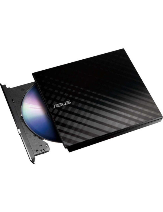 Grabadora Externa CD/DVD Asus SDRW-08D2S-U Lite/ Negra