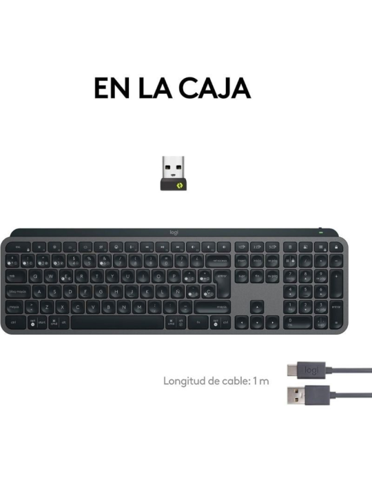 Teclado Inalámbrico por Bluetooth Logitech MX Keys S
