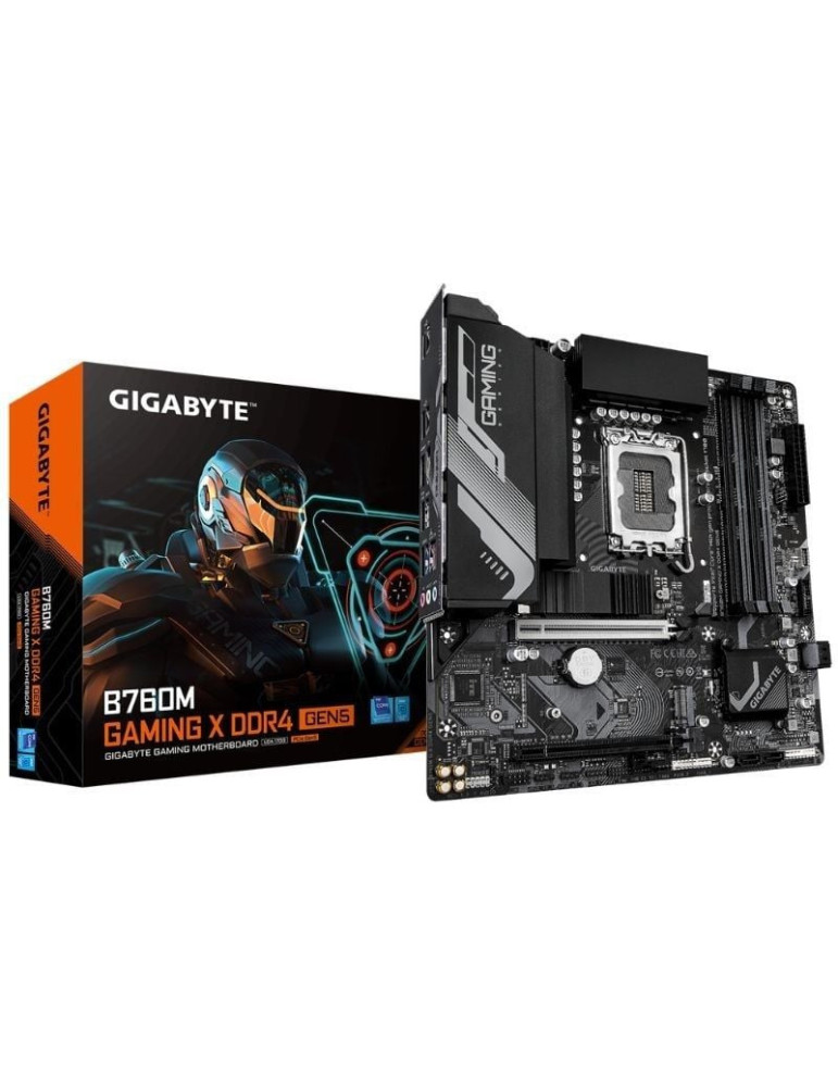 Placa Base Gigabyte B760M Gaming X DDR4 GEN5 Socket 1700/ DDR4/ PCIe 5.0/ Micro ATX