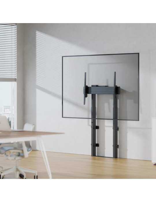 Soporte de Suelo y Pared Motorizado/ Inclinable/ Giratorio Aisens FWF100E-269 para TV de 55-100"/ hasta 50kg