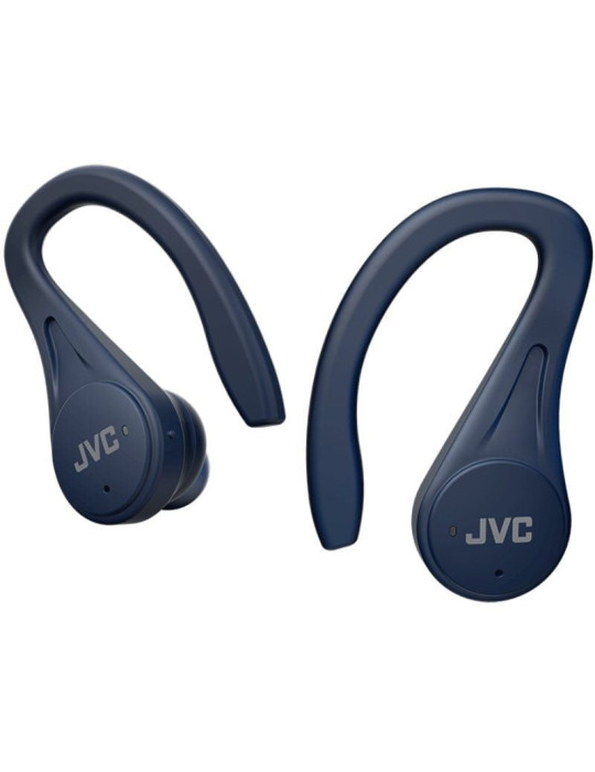 Auriculares Bluetooth JVC HA-EC25T con estuche de carga/ Autonomía 7.5h/ Azules