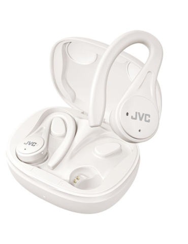 Auriculares Bluetooth JVC HA-EC25T con estuche de carga/ Autonomía 7.5h/ Blancos