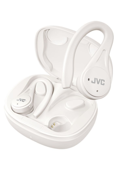 Auriculares Bluetooth JVC HA-EC25T con estuche de carga/ Autonomía 7.5h/ Blancos