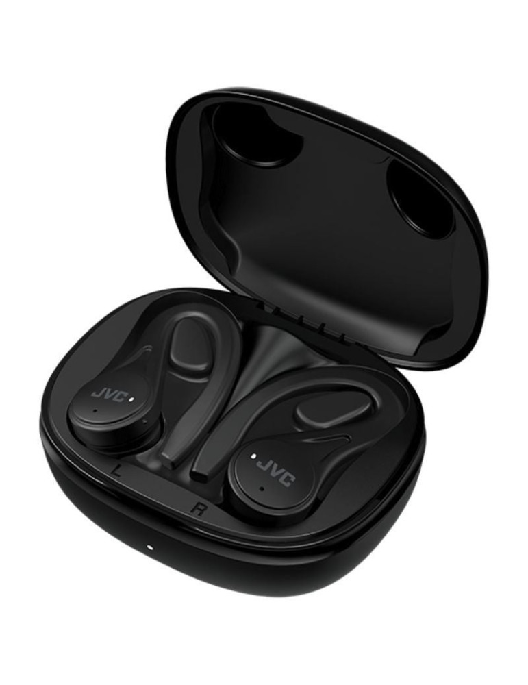 Auriculares Bluetooth JVC HA-EC25T con estuche de carga/ Autonomía 7.5h/ Negros