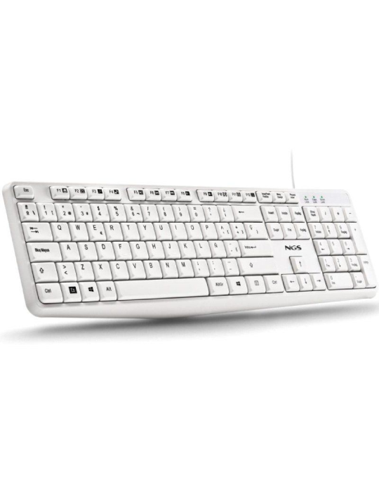 Teclado NGS Heritage HERITAGESPANISH/ Blanco