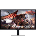 Monitor Gaming Samsung Odyssey OLED G8 S32DG802SU 32"/ 4K/ 0.03ms/ 240Hz/ QD-OLED/ Multimedia/ Regulable en altura/ Gris