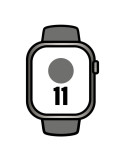 Apple Watch Series 11/ GPS/ Cellular/ 46mm/ Titanio Natural/ Correa Deportiva Gris Piedra M/L