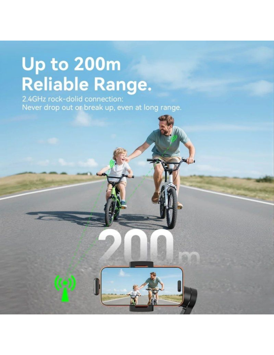 Micrófono Inalámbrico con Clip Vention Lavalier NCDB0/ USB Tipo-C/ Lightning/ Incluye Receptor/ 2 unidades