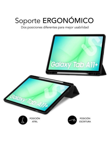 Funda Subblim Clear Shock Case para Samsung A11+/ Negra 2