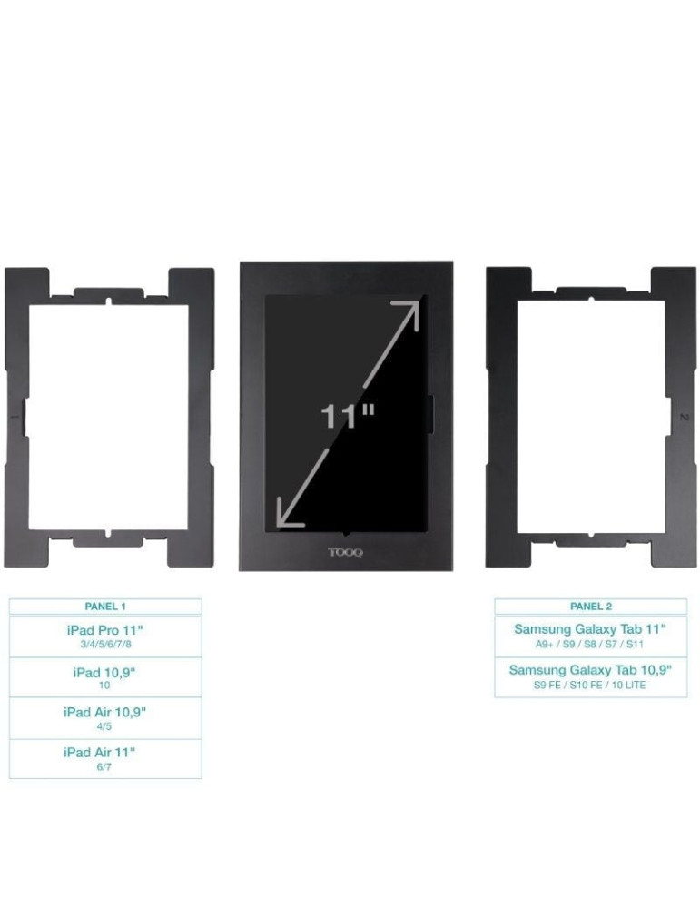 Marco Antirrobo para Tablet TooQ TQATTE2601-S-B/ Negro