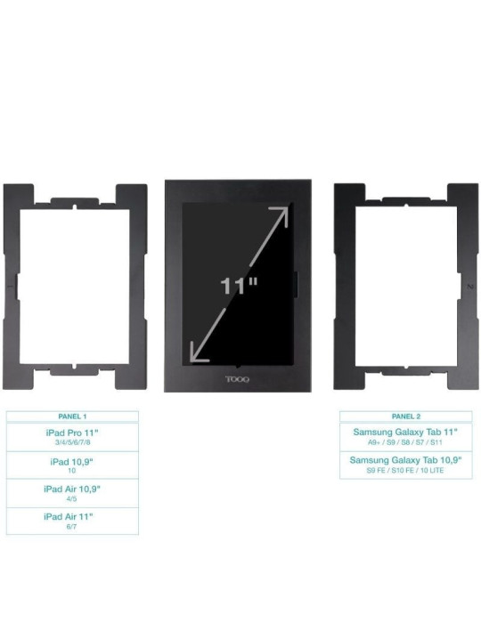 Marco Antirrobo para Tablet TooQ TQATTE2601-S-B/ Negro