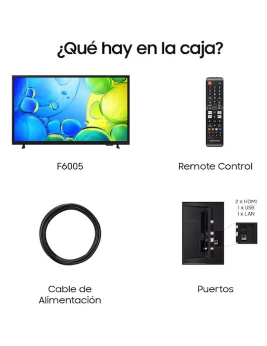 Televisor Samsung TU32F6005FK 32"/ Full HD/ Smart TV/ WiFi