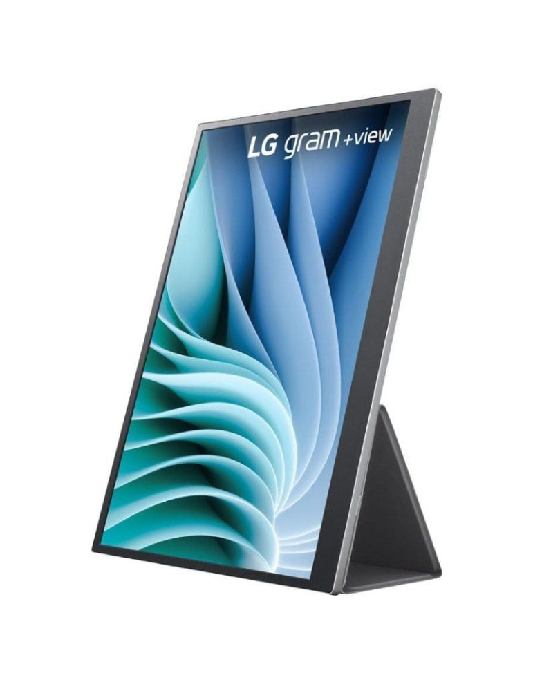 Monitor Portátil LG Gram +view 16MR70 16"/ WQXGA/ Negro y Plata