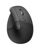 Ratón Vertical Inalámbrico por Bluetooth/ 2.4GHz Logitech Lift Vertical Ergonomic Mouse Business/ Hasta 4000 DPI/ Grafito