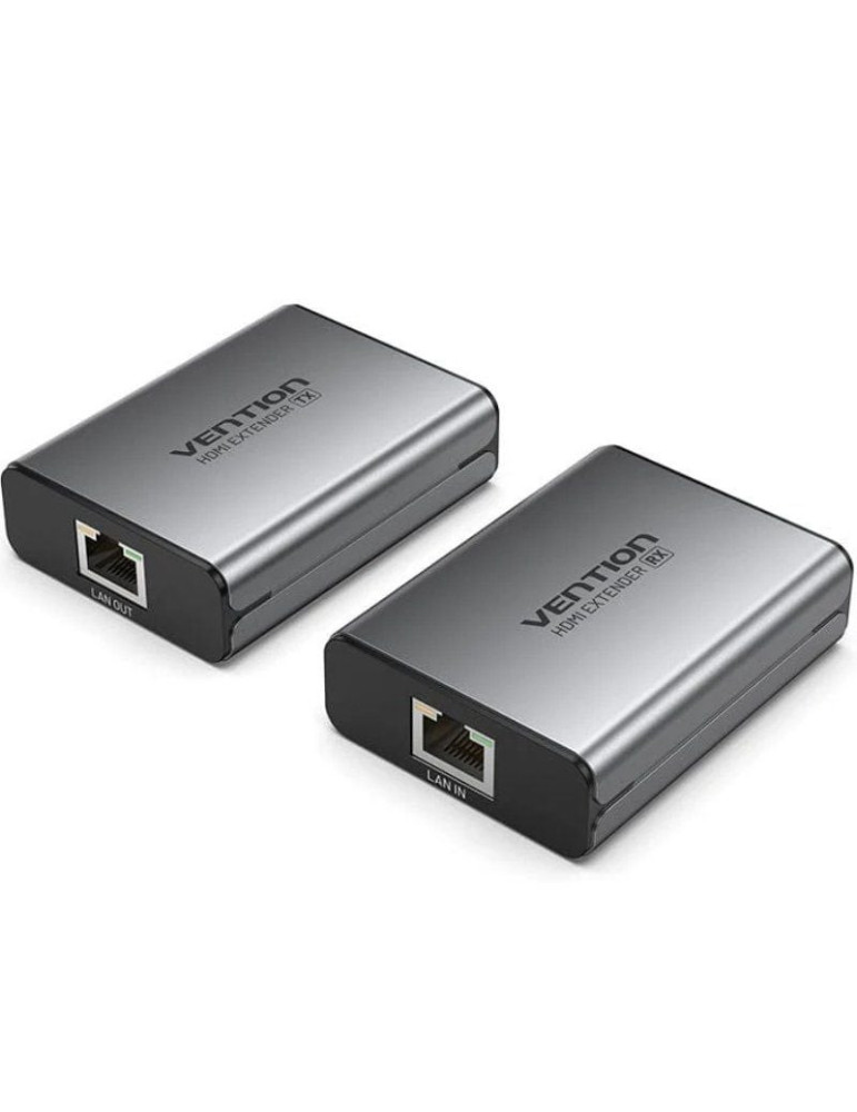 Adaptador/Transmisor de vídeo Alámbrico HDMI/RJ45 a HDMI/RJ45 Vention AKGH0-EU