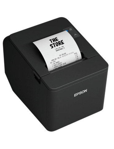 Impresora de Tickets Epson TM-T20IV/ Ancho papel 80mm/ USB-RS232/ Negra 2