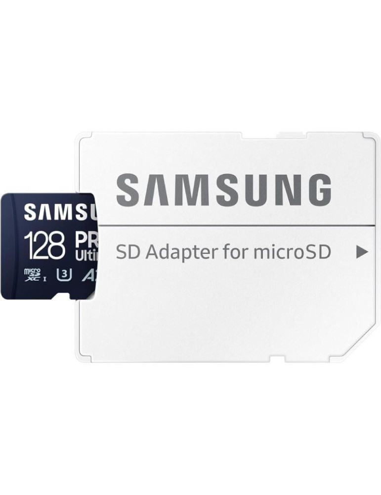 Tarjeta de Memoria Samsung Pro Ultimate 128GB microSD XC con Adaptador/ Clase 10/ 200MBs