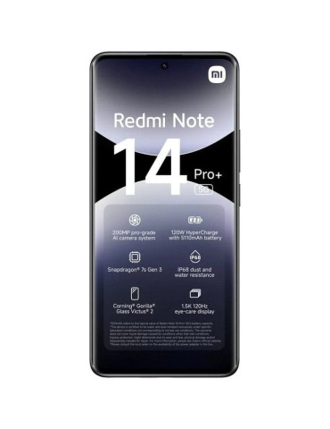 Smartphone Xiaomi Redmi Note 14 Pro+ 12GB/ 512GB/ 6.67"/ 5G/ Negro 2