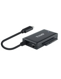 Adaptador para Discos Duros 2.5"/3.5" TooQ TQHDA-02C/ USB Tipo-C Macho - SATA