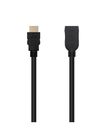 Cable Alargador HDMI Nanocable 10.15.1013/ HDMI Macho - HDMI Hembra/ 3m/ Negro 2